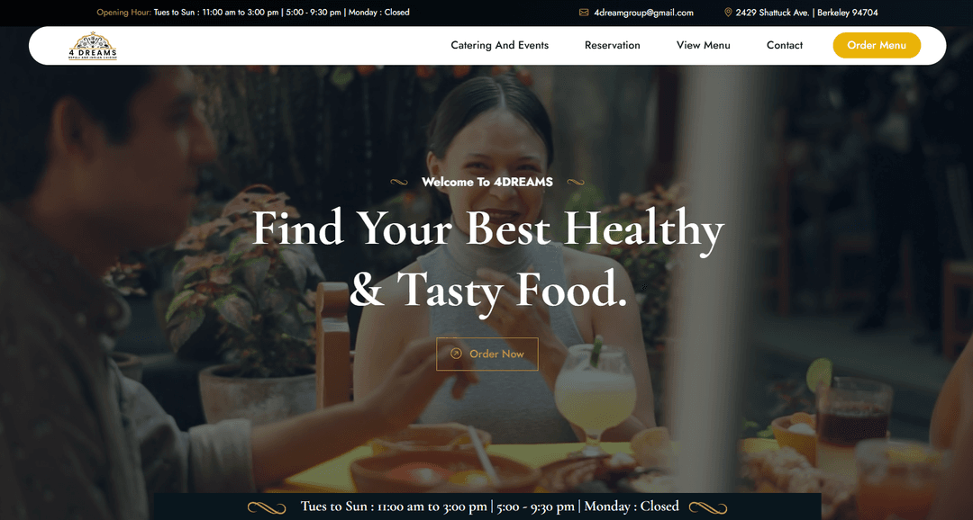 Cloudpro.ai 4dreams restauran